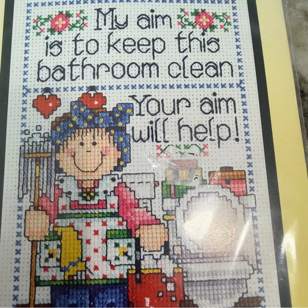 Design Works Housework Primitive Cross Stitch Kit NEW 